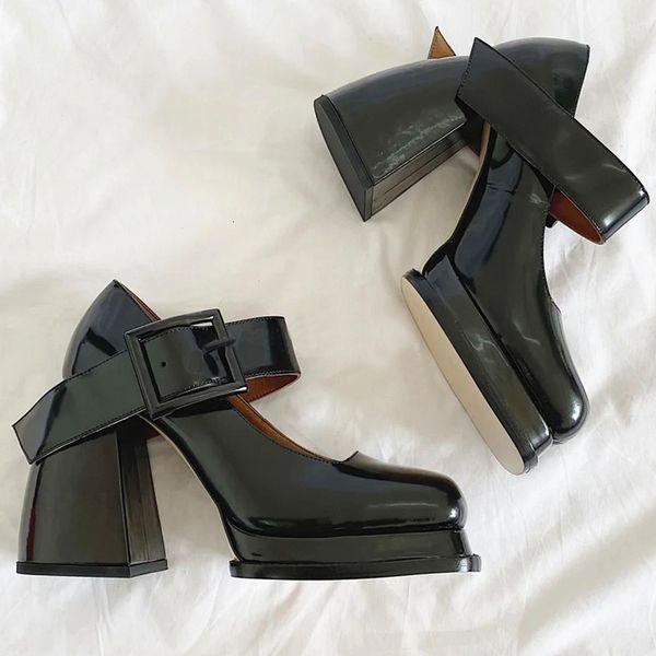 dress shoes gothic high-heeled shoes women pumps korean version of the wild thick with square head retro mary jane women's shoes 230413, Black
dress shoes gothic high-heeled shoes women pumps korean version of the wild thick with square head retro mary jane women's shoes 230413, Black