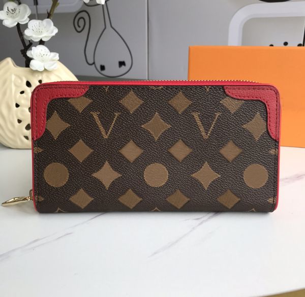 fashion designer womens wallets luxury zipper purses high-quality brown flower letter credit card holders ladies long slim money clutch bags, Red;black
fashion designer womens wallets luxury zipper purses high-quality brown flower letter credit card holders ladies long slim money clutch bags, Red;black