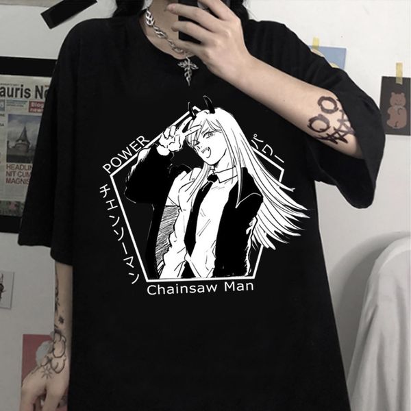 men's t-shirts anime chainsaw man t-shirt men women cotton t shirt anime kawai power summer clothes tees 230413, White;black
men's t-shirts anime chainsaw man t-shirt men women cotton t shirt anime kawai power summer clothes tees 230413, White;black