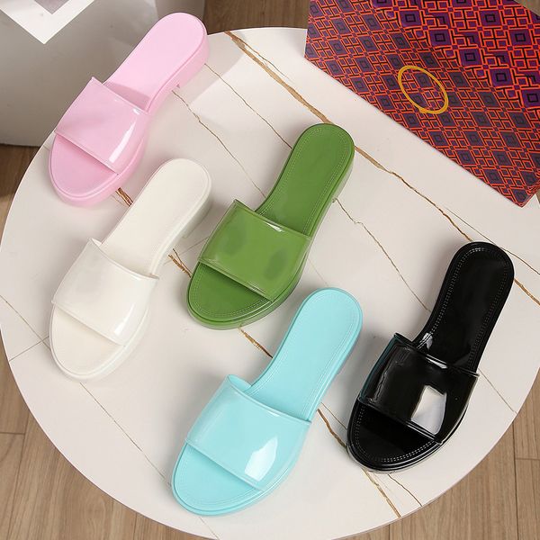 eleanorn jelly womens designer slippers waterproof slippers cover design comfortable signature double logo bright heel tpu upper slippers be, Black
eleanorn jelly womens designer slippers waterproof slippers cover design comfortable signature double logo bright heel tpu upper slippers be, Black