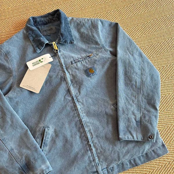 2023 men's jacket fashion brand workwear mild washable canvas zipper casual loose fall coat 5 w77k, Black;brown
2023 men's jacket fashion brand workwear mild washable canvas zipper casual loose fall coat 5 w77k, Black;brown