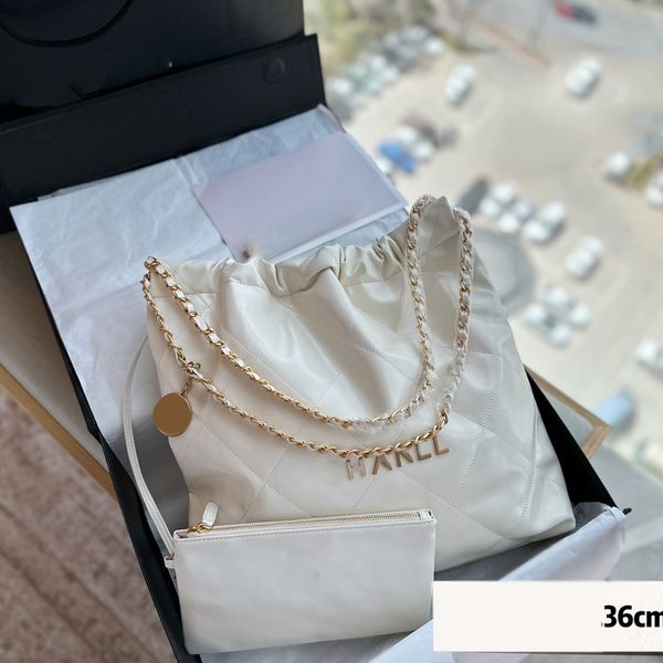 womens oil wax leather white 22 shopping bags with coin lucky charm gold metal hardware matelasse chian crossbody soukder handbag with pouch
womens oil wax leather white 22 shopping bags with coin lucky charm gold metal hardware matelasse chian crossbody soukder handbag with pouch