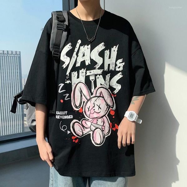 t men's shirts american printed t-shirts men's oversized streetwear 2023 summer cotton short sleeve tees ins male fashion versatil, White;black
t men's shirts american printed t-shirts men's oversized streetwear 2023 summer cotton short sleeve tees ins male fashion versatil, White;black