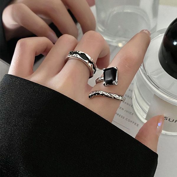 designer ring band rings for man women fashion gifts simplicity trend accessories unique engagement rings serpentine dark zircon personality, Silver
designer ring band rings for man women fashion gifts simplicity trend accessories unique engagement rings serpentine dark zircon personality, Silver