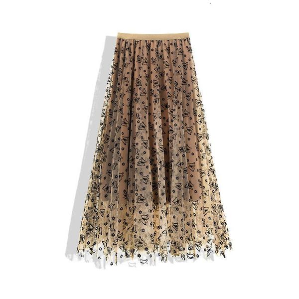 skirts spring simple solid sweet butterfly mesh skirt elastic high waist slim casual women a-line long skirt 230413, Black
skirts spring simple solid sweet butterfly mesh skirt elastic high waist slim casual women a-line long skirt 230413, Black