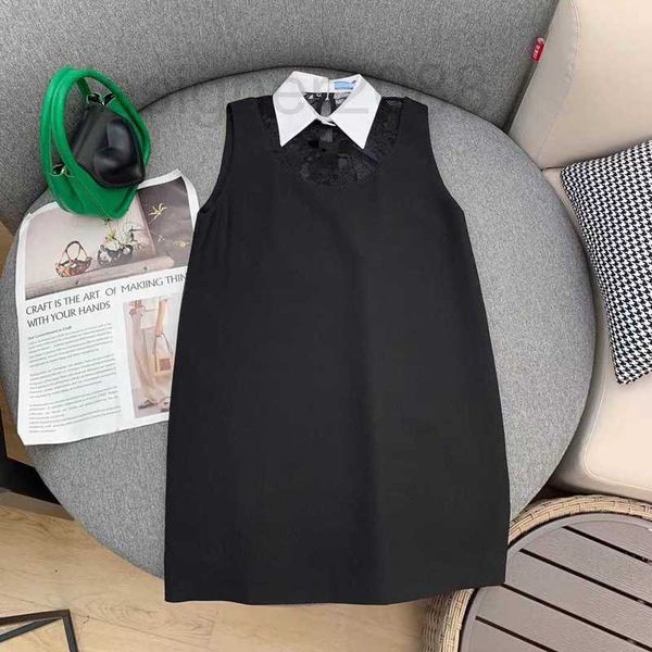casual dresses designer 23 spring/summer french black and white lapel flower hollow lace letter embroidered sleeveless tank dress msd9, Black;gray
casual dresses designer 23 spring/summer french black and white lapel flower hollow lace letter embroidered sleeveless tank dress msd9, Black;gray