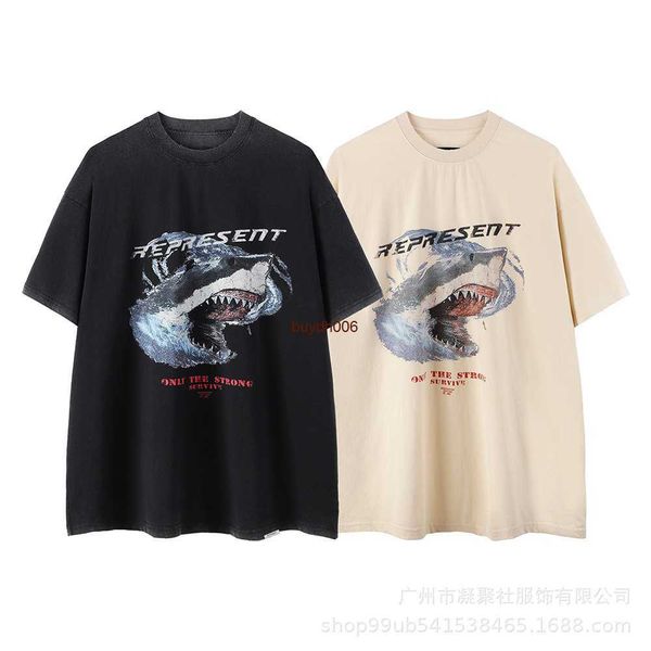 men's and women's fashion t shirt western european trend brand rep quality trendy washed worn-out shark loose couple short sleeved, White;black
men's and women's fashion t shirt western european trend brand rep quality trendy washed worn-out shark loose couple short sleeved, White;black