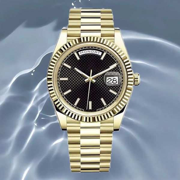 mens watch aaa daydate 41mm watch luxury 2836 Automatic Mechanical Movement Stainless Steel Designer montre de luxe Womens waterproof Luminous Wristwatch with box, V14
mens watch aaa daydate 41mm watch luxury 2836 Automatic Mechanical Movement Stainless Steel Designer montre de luxe Womens waterproof Luminous Wristwatch with box, V14