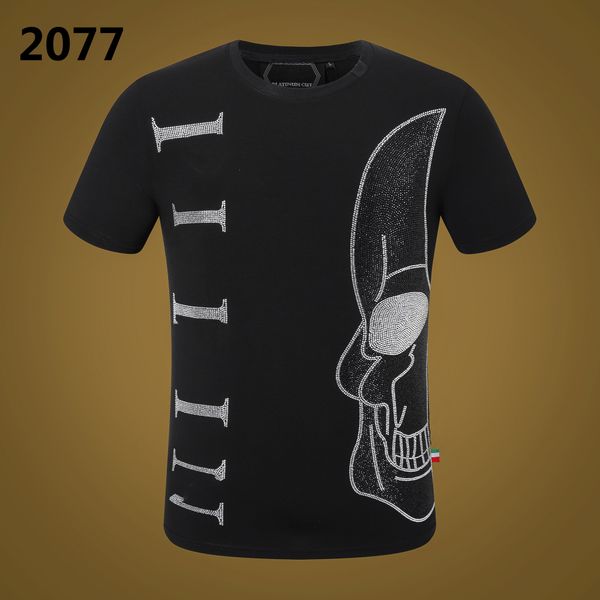 pp fashion men's designer slim fit t-shirt summer rhinestone short sleeve round neck shirt tee skulls print streetwear collar polos m-, White;black
pp fashion men's designer slim fit t-shirt summer rhinestone short sleeve round neck shirt tee skulls print streetwear collar polos m-, White;black