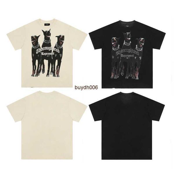 men's and women's summer fashion t shirt high street brand rep representative the correct version of doberman dog head print washe, White;black
men's and women's summer fashion t shirt high street brand rep representative the correct version of doberman dog head print washe, White;black