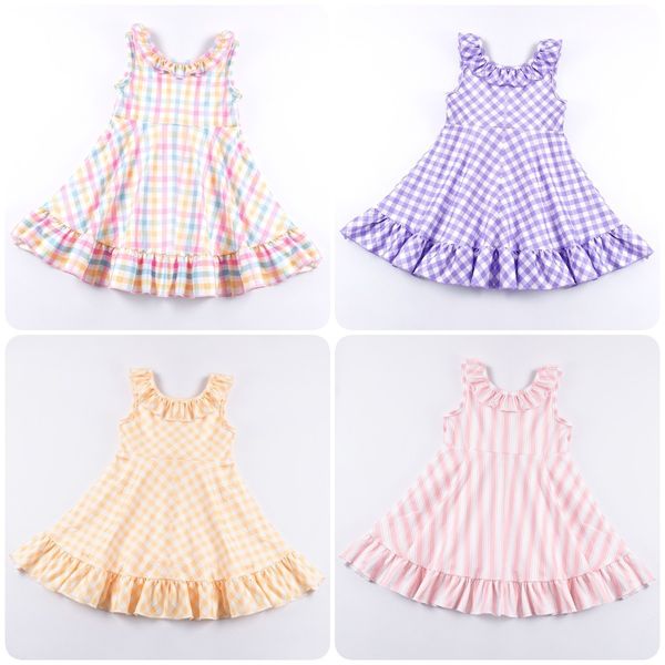 girl's dresses girlymax summer easter baby girls color plaid stripe twirl dress boutique clothes milk silk ruffles knee length sleevele, Red;yellow
girl's dresses girlymax summer easter baby girls color plaid stripe twirl dress boutique clothes milk silk ruffles knee length sleevele, Red;yellow