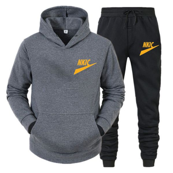 new brand men's tracksuit leisure hoodies pants two piece sets sportswear sweatshirts jogging male sets track suits, Gray
new brand men's tracksuit leisure hoodies pants two piece sets sportswear sweatshirts jogging male sets track suits, Gray
