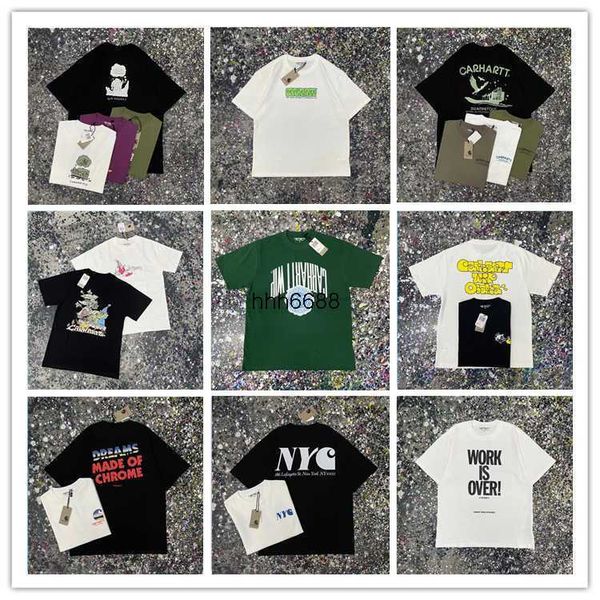 6d30 2023 men's and women's fashion t shirt tooling high street brand carhart summer collection 9 printed short sleeve for couples, White;black
6d30 2023 men's and women's fashion t shirt tooling high street brand carhart summer collection 9 printed short sleeve for couples, White;black