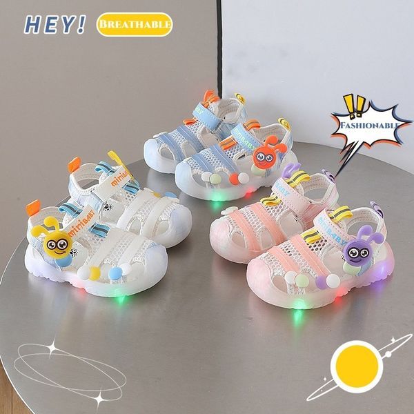 sandals light up baby glowing luminous shoes for boys girls summer seaside beach toddler child first walking 230412, Black;red
sandals light up baby glowing luminous shoes for boys girls summer seaside beach toddler child first walking 230412, Black;red