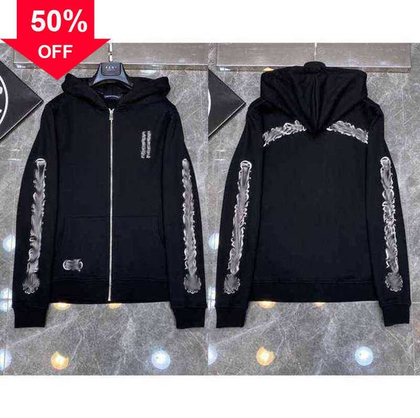 3a classic mens zipper ch hoodies designer horseshoe sanskrit cross print pullover heart hoody sweatshirts sweater luxury woman jackts fatet, Black
3a classic mens zipper ch hoodies designer horseshoe sanskrit cross print pullover heart hoody sweatshirts sweater luxury woman jackts fatet, Black