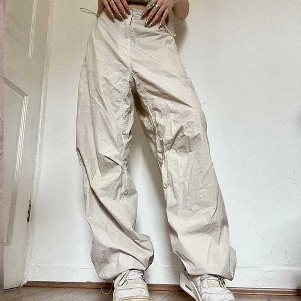 women's pants capris women casual joggers pants vintage hip hop low waist solid baggy trousers y2k fashion streetwear drawstring wide l, Black;white
women's pants capris women casual joggers pants vintage hip hop low waist solid baggy trousers y2k fashion streetwear drawstring wide l, Black;white