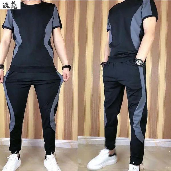 men's tracksuits men's patchwork color summer sportswear gym fitness suits quick dry t-shirtslong sports clothing training sport t, Gray
men's tracksuits men's patchwork color summer sportswear gym fitness suits quick dry t-shirtslong sports clothing training sport t, Gray