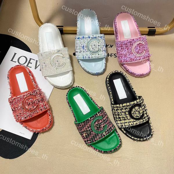 tweed sandals women slippers platform woven slides slip on wedge flat mules fashion beach slipper summer beach flip flops womens slip on wit, Black
tweed sandals women slippers platform woven slides slip on wedge flat mules fashion beach slipper summer beach flip flops womens slip on wit, Black