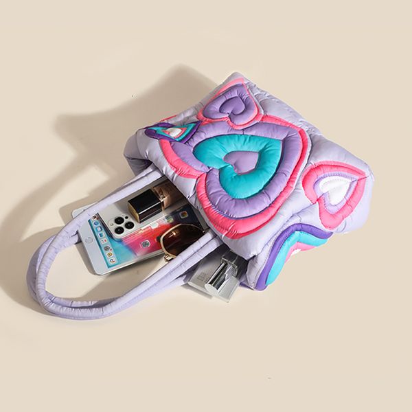 evening bags casual colorful heart padded women shoulder bags designer quilted lady handbags nylon down cotton tote bag sweet puffy purses 2
evening bags casual colorful heart padded women shoulder bags designer quilted lady handbags nylon down cotton tote bag sweet puffy purses 2