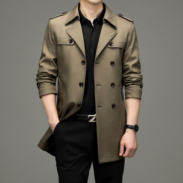 men's trench coats blazer men british style office business casual meeting work simple middleaged gentleman jacket long coat 230413, Tan;black
men's trench coats blazer men british style office business casual meeting work simple middleaged gentleman jacket long coat 230413, Tan;black