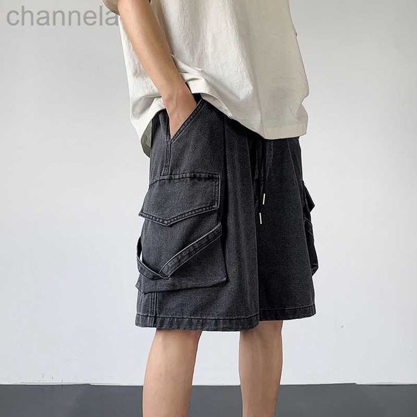 men's shorts summer denim fashion retro pocket s japanese streetwear hip hop loose cargo jeans m-3xl, White;black
men's shorts summer denim fashion retro pocket s japanese streetwear hip hop loose cargo jeans m-3xl, White;black