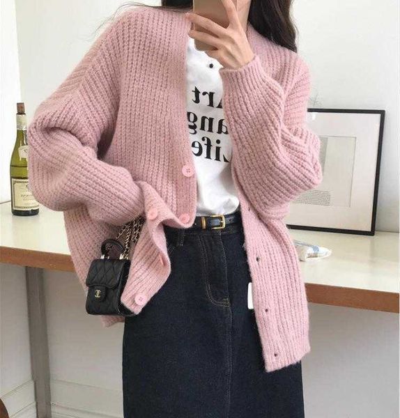 lazy v neck sweaters soft glutinous long sleeved knitted cardigan autumn and, White;black
lazy v neck sweaters soft glutinous long sleeved knitted cardigan autumn and, White;black