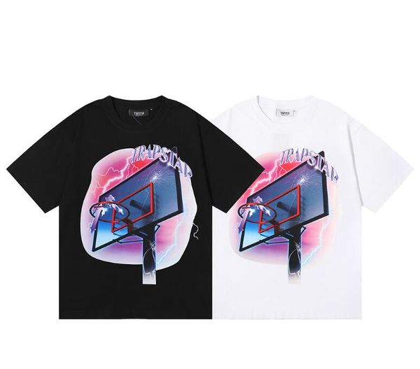 classic designer t shirt summer short sleeve basket trapstars women men tshirt tee, White;black
classic designer t shirt summer short sleeve basket trapstars women men tshirt tee, White;black