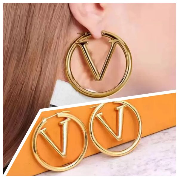 monogram hoop jewelry large circle earring pendant earrings simple titanium steel thick gold earrings womens diameter 4cm, Golden;silver
monogram hoop jewelry large circle earring pendant earrings simple titanium steel thick gold earrings womens diameter 4cm, Golden;silver