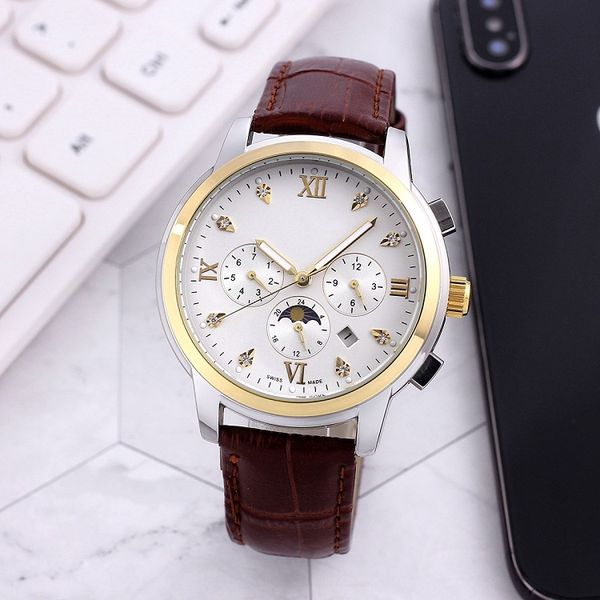 longin wristwatches for men 2023 new mens watches 40mm six needles automatic mechanical watch luxury brand leather strap moon phase men fash, Slivery;golden
longin wristwatches for men 2023 new mens watches 40mm six needles automatic mechanical watch luxury brand leather strap moon phase men fash, Slivery;golden
