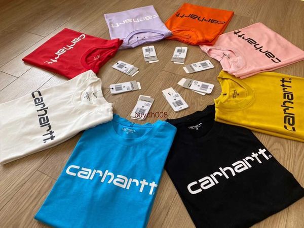 ehn9 2023 men's and women's fashion t shirt high street brand carhart scrawl print letter round neck short sleeve work ins couple, White;black
ehn9 2023 men's and women's fashion t shirt high street brand carhart scrawl print letter round neck short sleeve work ins couple, White;black