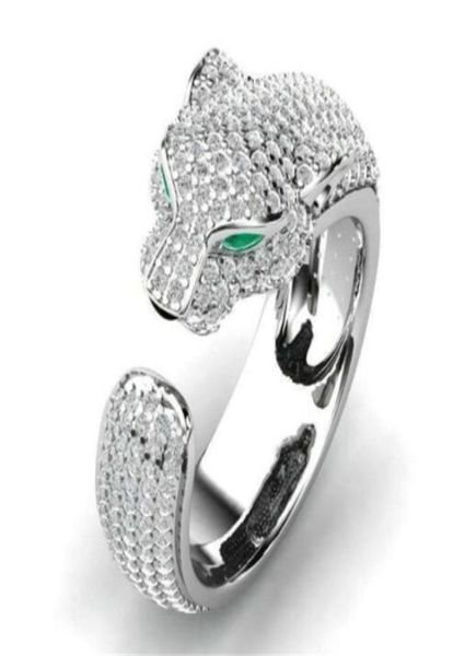 new fashion leopard head diamond ring men and women opening adjustable rings designer jewelry ring4428403, Silver
new fashion leopard head diamond ring men and women opening adjustable rings designer jewelry ring4428403, Silver