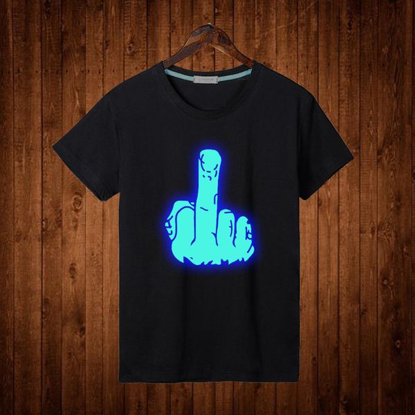 men's t-shirts middle finger t shirt glow fashion mens women black color gesture noctilucent t shirt tees o neck cotton clothes 230413, White;black
men's t-shirts middle finger t shirt glow fashion mens women black color gesture noctilucent t shirt tees o neck cotton clothes 230413, White;black