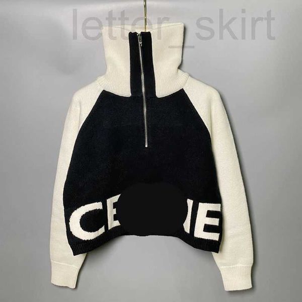 two piece dress designer~autumn and winter new advanced design letter jacquard half zipper high collar contrast knitted fashion trend gcfv, White
two piece dress designer~autumn and winter new advanced design letter jacquard half zipper high collar contrast knitted fashion trend gcfv, White