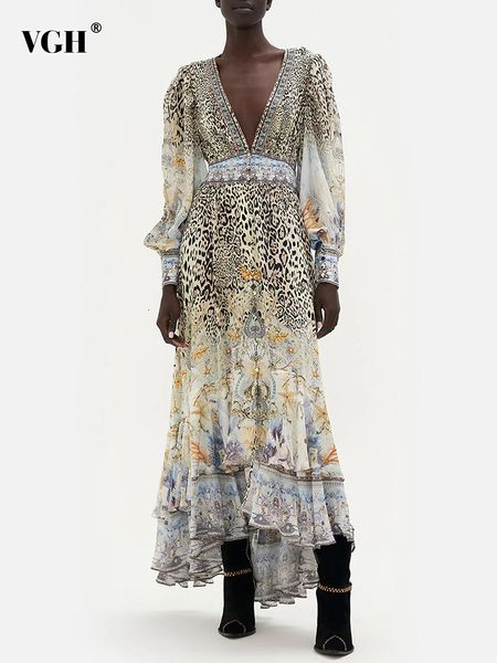 casual dresses vgh vintage leopard dresses female deep v neck long sleeve high waist spliced ruffles hem slim dress for women clothing summe, Black;gray
casual dresses vgh vintage leopard dresses female deep v neck long sleeve high waist spliced ruffles hem slim dress for women clothing summe, Black;gray