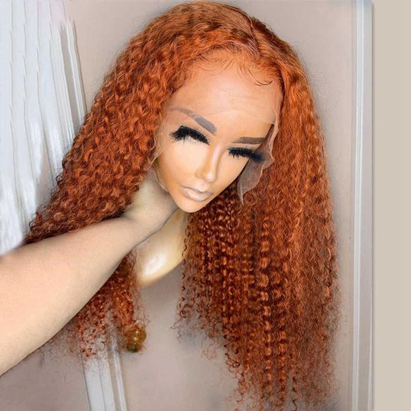 hair wigs ginger orange 13x4 lace front deep curly human transparent 180 density 230413, Black
hair wigs ginger orange 13x4 lace front deep curly human transparent 180 density 230413, Black