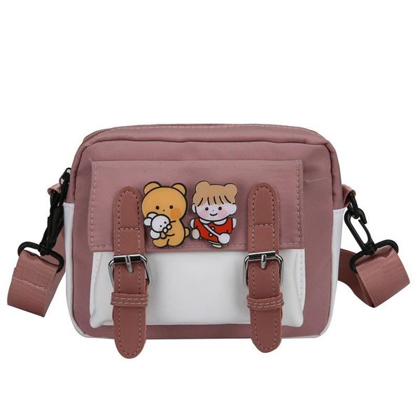 girls students youth japanese small bag fresh style candy school bag canvas messenger bags, Black;red
girls students youth japanese small bag fresh style candy school bag canvas messenger bags, Black;red