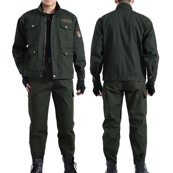 men's tracksuits men's outdoor labor insurance wear spring and autumn wear-resistant jacket trouser suit anti-scald work clothes 2, Gray
men's tracksuits men's outdoor labor insurance wear spring and autumn wear-resistant jacket trouser suit anti-scald work clothes 2, Gray