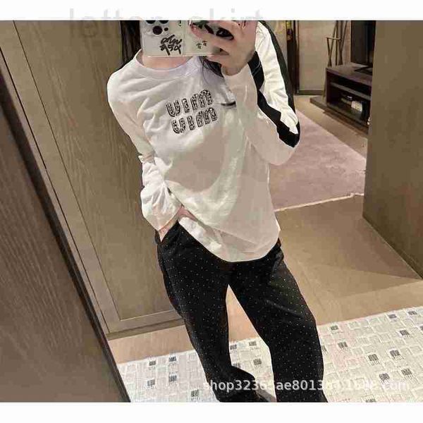women's knits & tees designer 23 early spring new niche design trendy brand with contrasting letters on the side, long t, fashionable a, White
women's knits & tees designer 23 early spring new niche design trendy brand with contrasting letters on the side, long t, fashionable a, White