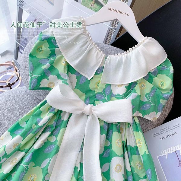 girl's dresses baby girls cotton floral dress elegant girl kids beaded collar bow belt princess birthday dresses children vestidos clot, Red;yellow
girl's dresses baby girls cotton floral dress elegant girl kids beaded collar bow belt princess birthday dresses children vestidos clot, Red;yellow