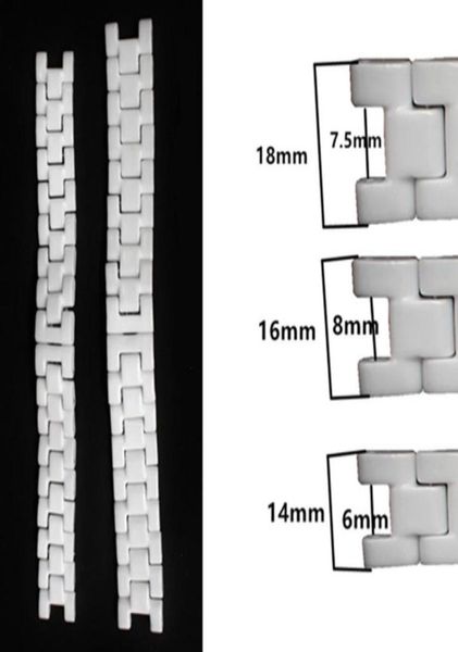 146mm 168mm 1875mm black white ceramic watch band strap bracelet fit men lady watch3937801, Black;brown
146mm 168mm 1875mm black white ceramic watch band strap bracelet fit men lady watch3937801, Black;brown