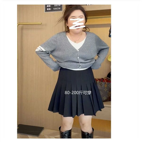 pleated college large style female student short chubby sister belly covering high waist slim a-line belly covering big skirt, Black
pleated college large style female student short chubby sister belly covering high waist slim a-line belly covering big skirt, Black