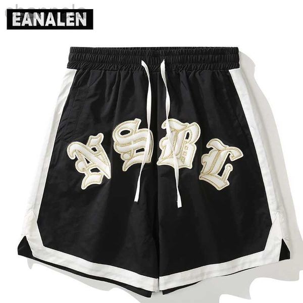 men's shorts harajuku embroidery english lettered casual shorts men's trendy fashion oversized color contrast patchwork basketball, White;black
men's shorts harajuku embroidery english lettered casual shorts men's trendy fashion oversized color contrast patchwork basketball, White;black