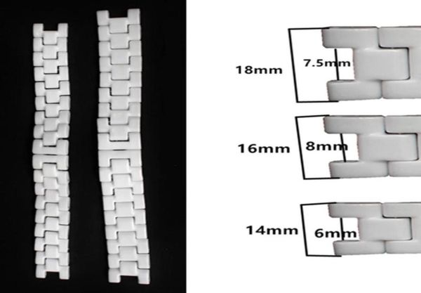 146mm 168mm 1875mm black white ceramic watch band strap bracelet fit men lady watch1723482, Black;brown
146mm 168mm 1875mm black white ceramic watch band strap bracelet fit men lady watch1723482, Black;brown
