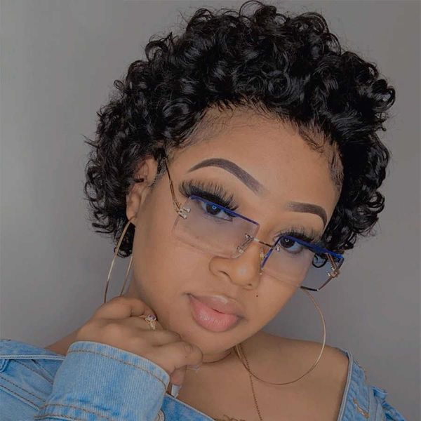 nxy hair wigs short bob wig pixie cut curly human for women 13x4 lace front transparent deep wave preplucked hairline 230619, Black
nxy hair wigs short bob wig pixie cut curly human for women 13x4 lace front transparent deep wave preplucked hairline 230619, Black