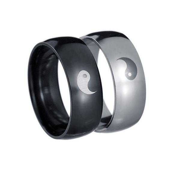 vintage 8mm stainless steel mens ring designer eight diagram yin and yang fish black silver rings for man party south american fashion punk, Golden;silver
vintage 8mm stainless steel mens ring designer eight diagram yin and yang fish black silver rings for man party south american fashion punk, Golden;silver