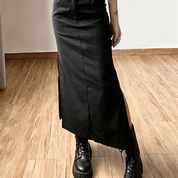 skirts goth dark grunge casual tag split women midi mall gothic punk high raise slim long skirt y2k fashion streetwear 2023 230413, Black
skirts goth dark grunge casual tag split women midi mall gothic punk high raise slim long skirt y2k fashion streetwear 2023 230413, Black