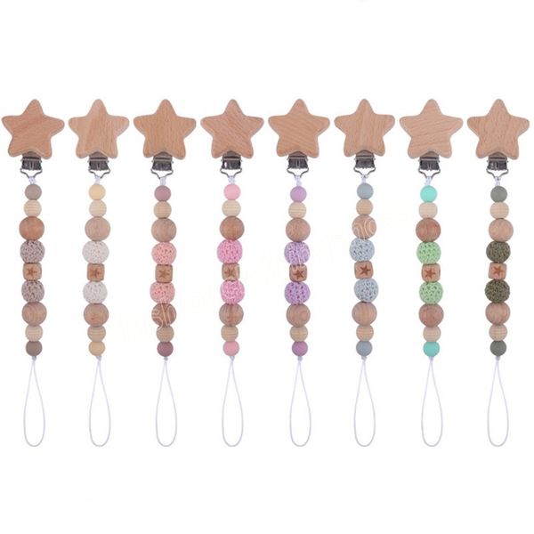 star beech wooden baby pacifier clips crochet beads pacifier chain infant nipple appease soother dummy holder clip
star beech wooden baby pacifier clips crochet beads pacifier chain infant nipple appease soother dummy holder clip