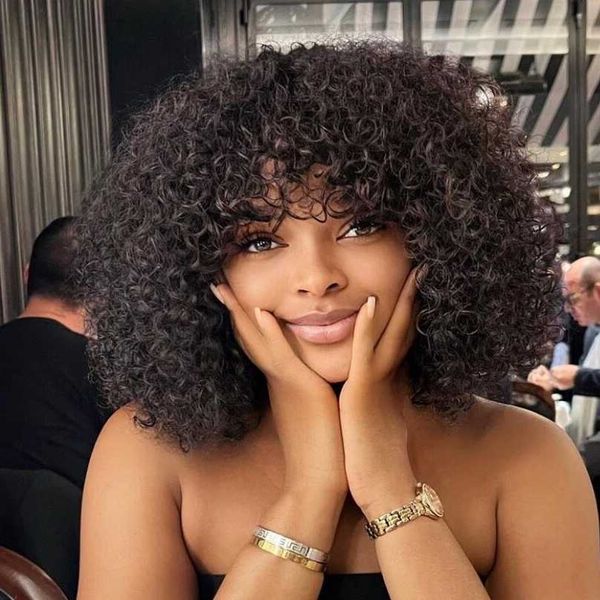 hair wigs rose curly short bob human wig with bangs fringe brazilian remy pixie cut full machine made 250% for black women 230413
hair wigs rose curly short bob human wig with bangs fringe brazilian remy pixie cut full machine made 250% for black women 230413