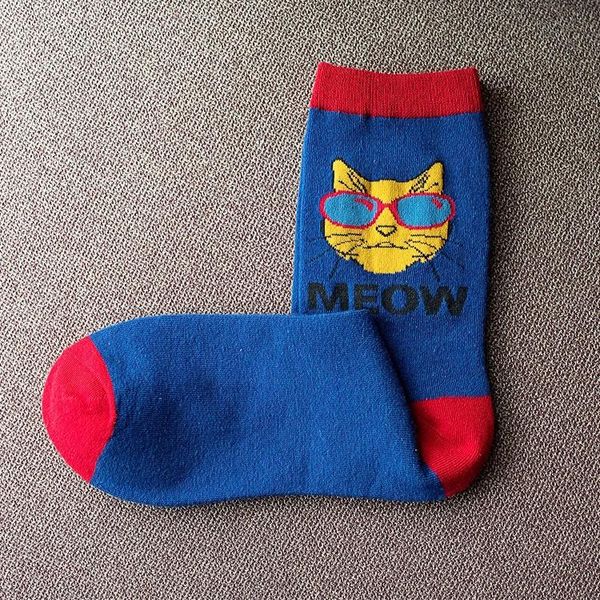2023 wholesale- men's new tide personality male cat glasses casual cotton socks in tube socks men socks 5 pairs = lot a2, Black
2023 wholesale- men's new tide personality male cat glasses casual cotton socks in tube socks men socks 5 pairs = lot a2, Black