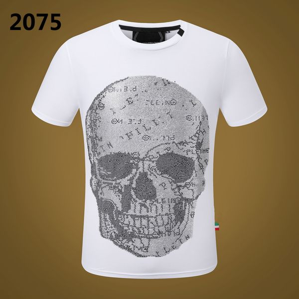 pp fashion men's designer slim fit t-shirt summer rhinestone short sleeve round neck shirt tee skulls print streetwear collar polos m-, White;black
pp fashion men's designer slim fit t-shirt summer rhinestone short sleeve round neck shirt tee skulls print streetwear collar polos m-, White;black